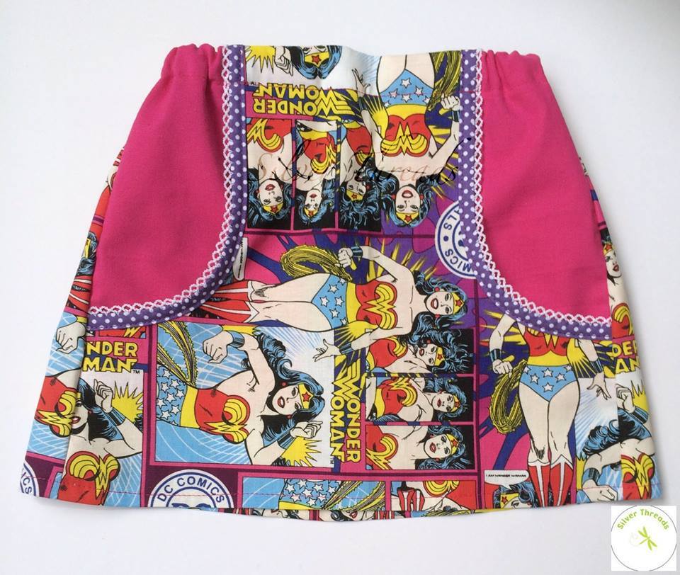 Explorer Skirt Wonder Woman Silver Threads